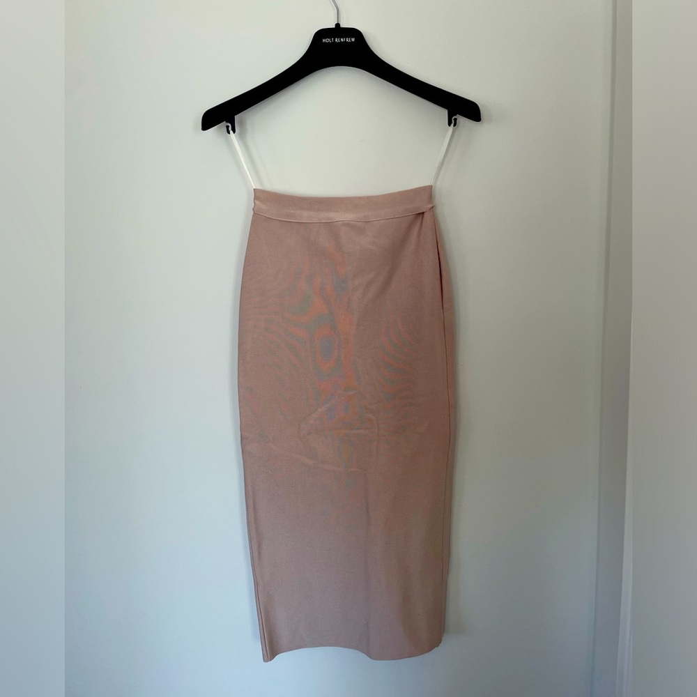 Pencil skirt, bodycon high waisted rayon bandage. Never been worn